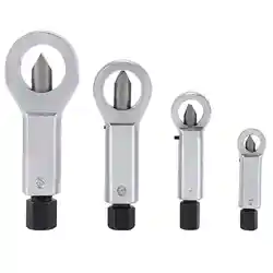4 Sizes Heavy Duty Nut Splitter Tools Set Rusted Broken Damaged Screw Nut Removal Splitting Tools Remover Splitter Hand Tools
