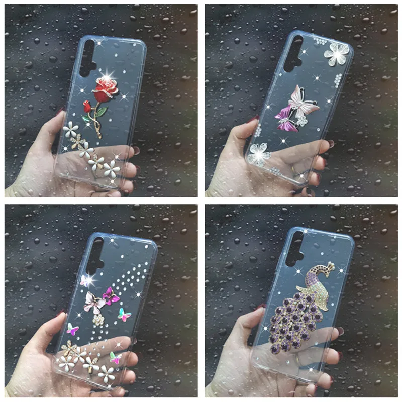 Роскошный Алмазный чехол для телефона Huawei P20 P30 Mate 20 Lite Pro 20X P Smart diy со стразами honor 10