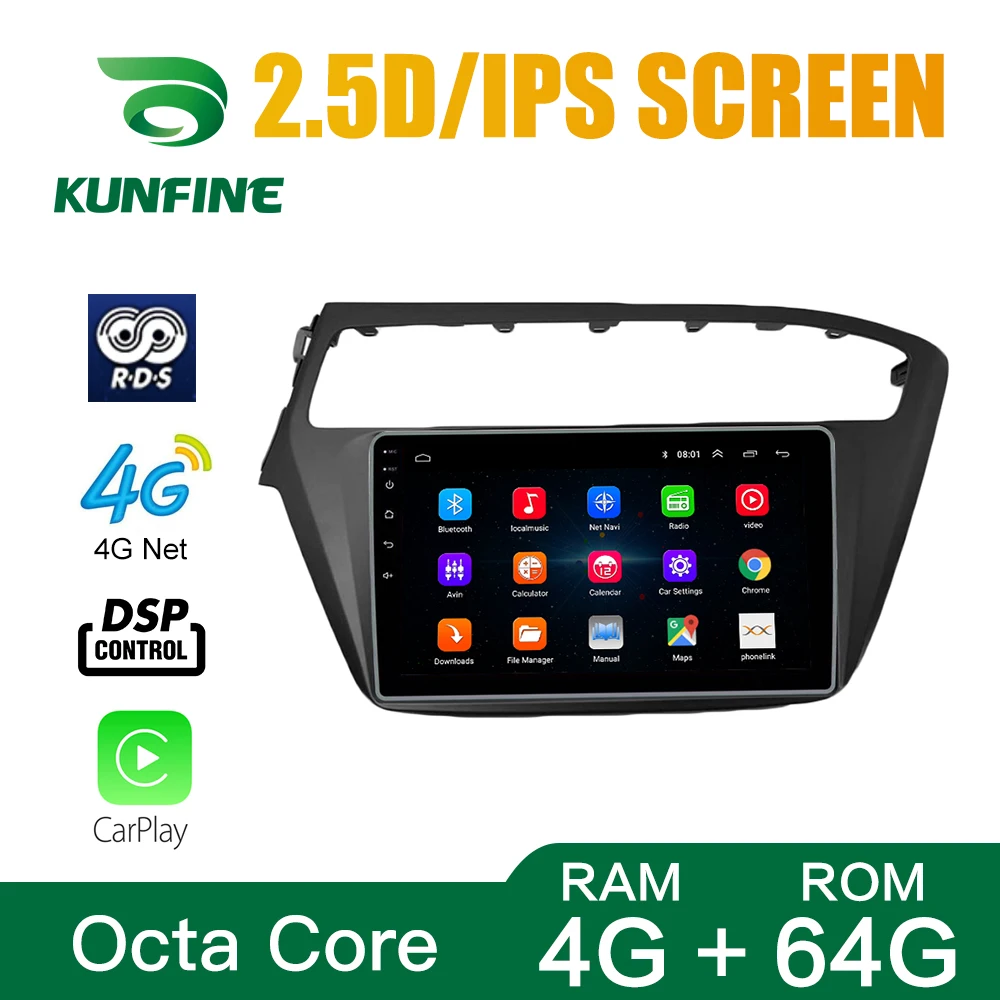 Восьмиядерный автомобильный DVD-плеер с GPS-навигацией Android 10 0 автомобильная