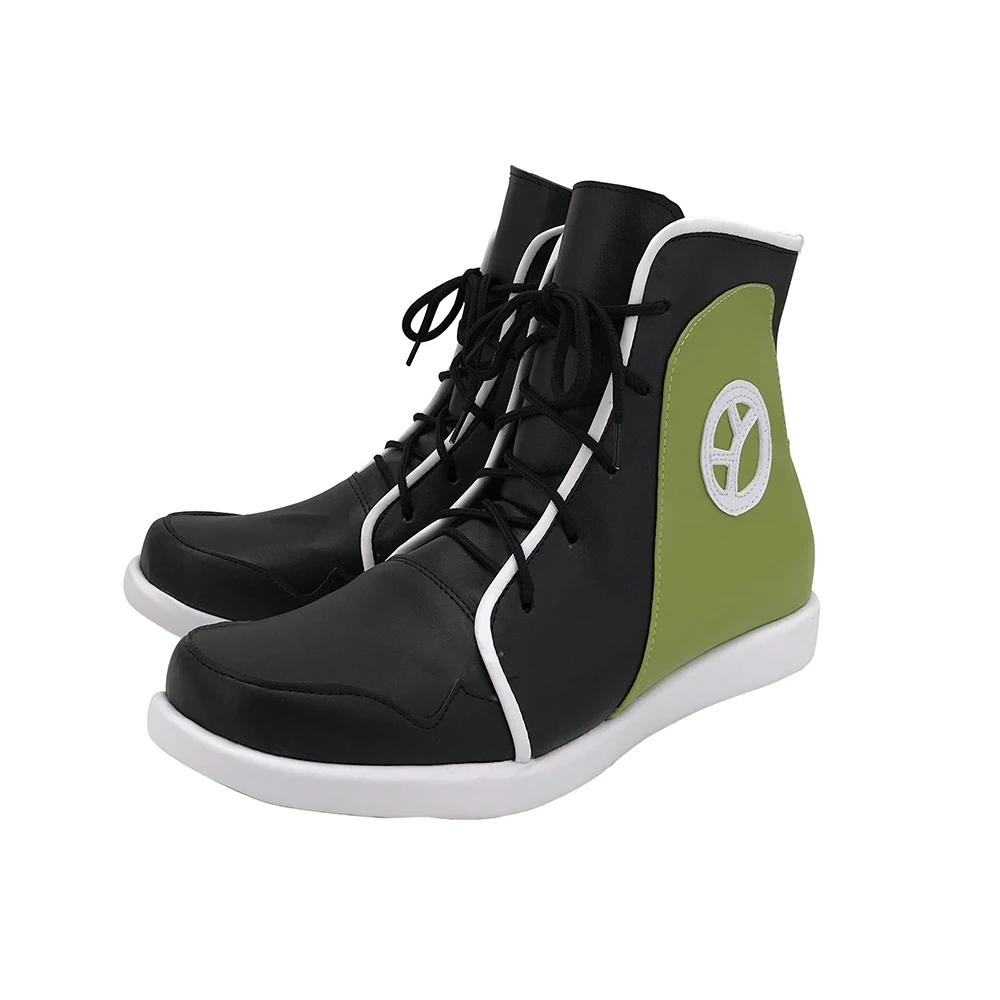 Arknights Courier Cosplay Boots Leather Shoes Custom Made Any Size (3)