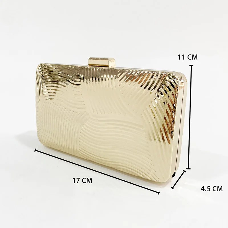 Designer Clutch Bag Gold Silver PVC Box Design Party Evening Chain Shoulder Crossbody  Bags Mini Purses and Handbags - AliExpress