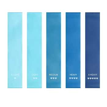 

Quality Elastic Circle Yoga Fitness Rally Circle Blue Gradient Lady Hips Mini Resistance Band Latex Extension Rally