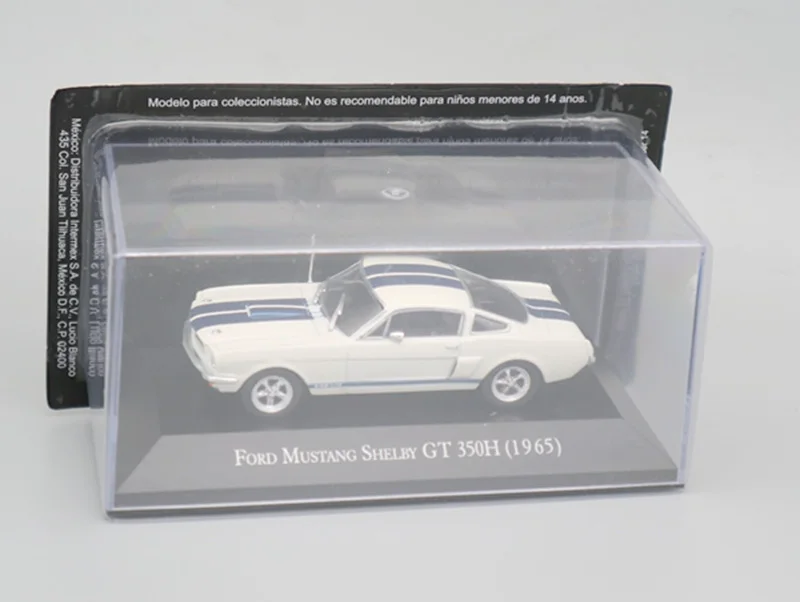 1/43 Ford MUSTANG SHELBY 350h 1965 коллекция Модель игрушечных автомобилей литой Сплав