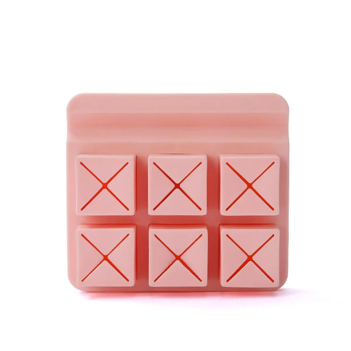 Силиконовая коробка для хранения губной помады органайзер для Макияжа Косметический Дисплей Подставка для макияжа кисть подставка для карандашей для бровей для косметики - Цвет: Type C Pink