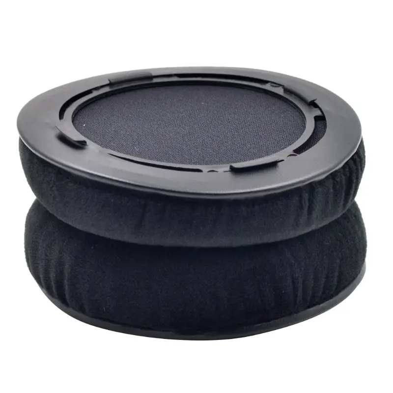 2 個プラスチック耳パッドhifimanため取付リング革耳カバー