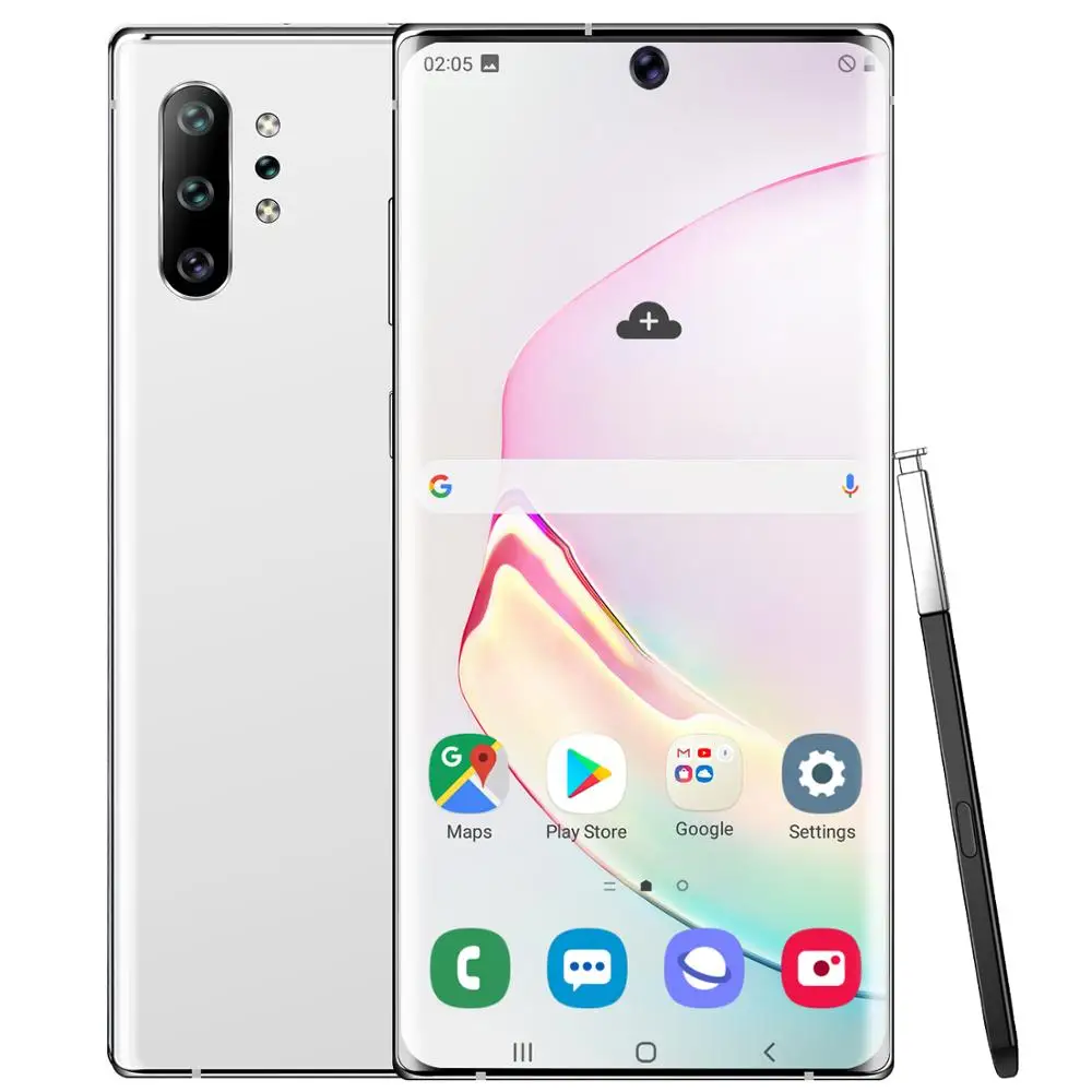 

2020 Newest 4G LTE Mobile Phone 16MP Rear Camera 8G 256G Flash Memery Smartphone Galax Note 10+ 6.8 Inch 4k HD Full Screen Phone