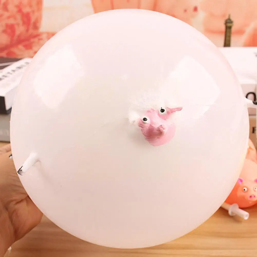 Cartoon Animal Inflatable Balloon Blowing Toy Vent Rubber Large Ball Soft Size Bobo Racket N7G7 | Игрушки и хобби