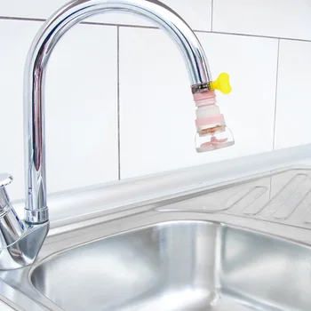 

Telescopic Medical Stone Faucet Water Filter Purifier Splash-proof Shower Tap for Household Kitchen Easy Supplies