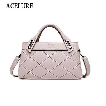 

ACELURE Luxury Vintage Shoulder Bag High Quality Casual Bag Fashion Crossbody Bag and Small Satchel Purse for Women PU Leather