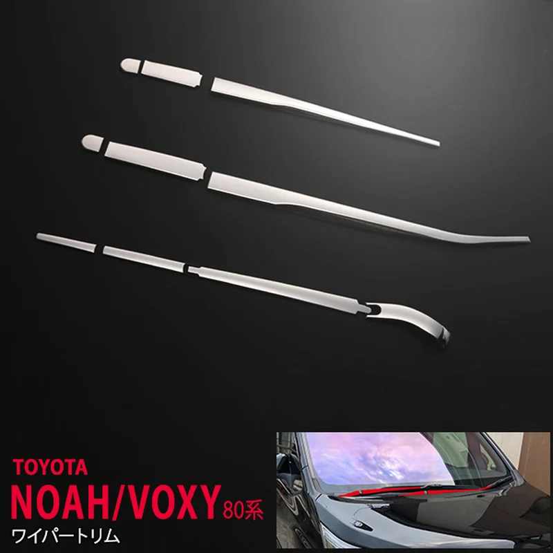 10 шт. автомобильные хромированные аксессуары для Toyota Noah/voxy 80 SUS304 автомобильная