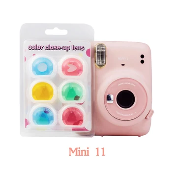 

6Pcs 6 Colors Color filter Lens Filter Lens Fujifilm Instax Insta Mini 11 Camera