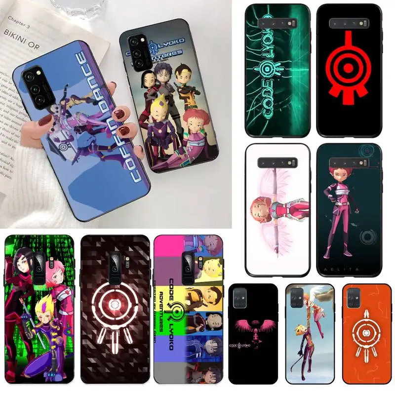 Крутой код Lyoko DIY окрашенный блестящий чехол для телефона Samsung S20 plus Ultra S6 S7 edge S8 S9 S10