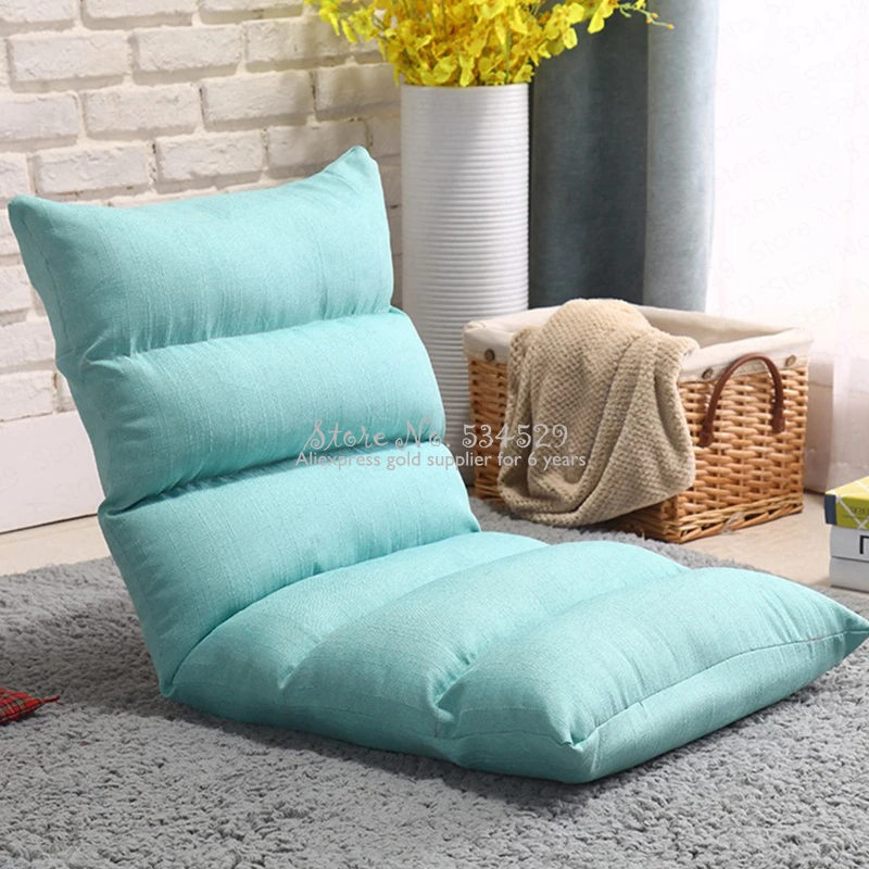 

30% B Authentic Lazy Couch Tatami Foldable Single Small Sofa Bed Computer Back Chair Floor Sofa New