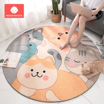 

Baby Carpet Play Mat Berber Fleece Non-slip Baby Crawling Mat Foldable Carpet Rugs Baby Playmats for Living Room Kids Bedroom