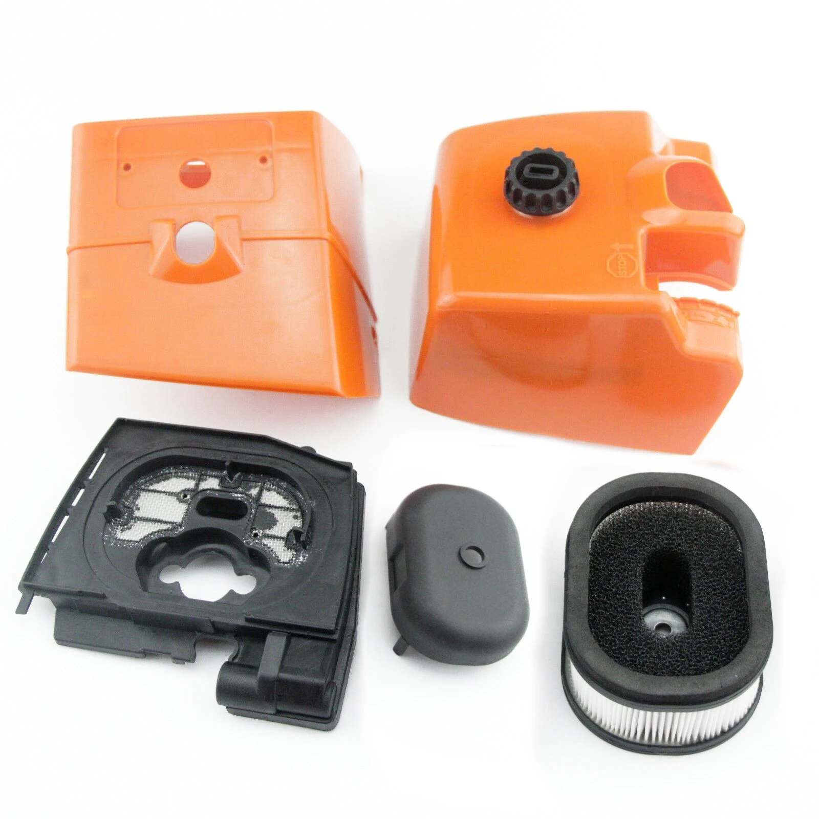 Цепная пила топливный бак Двигатель Воздушный фильтр крышка перегородка