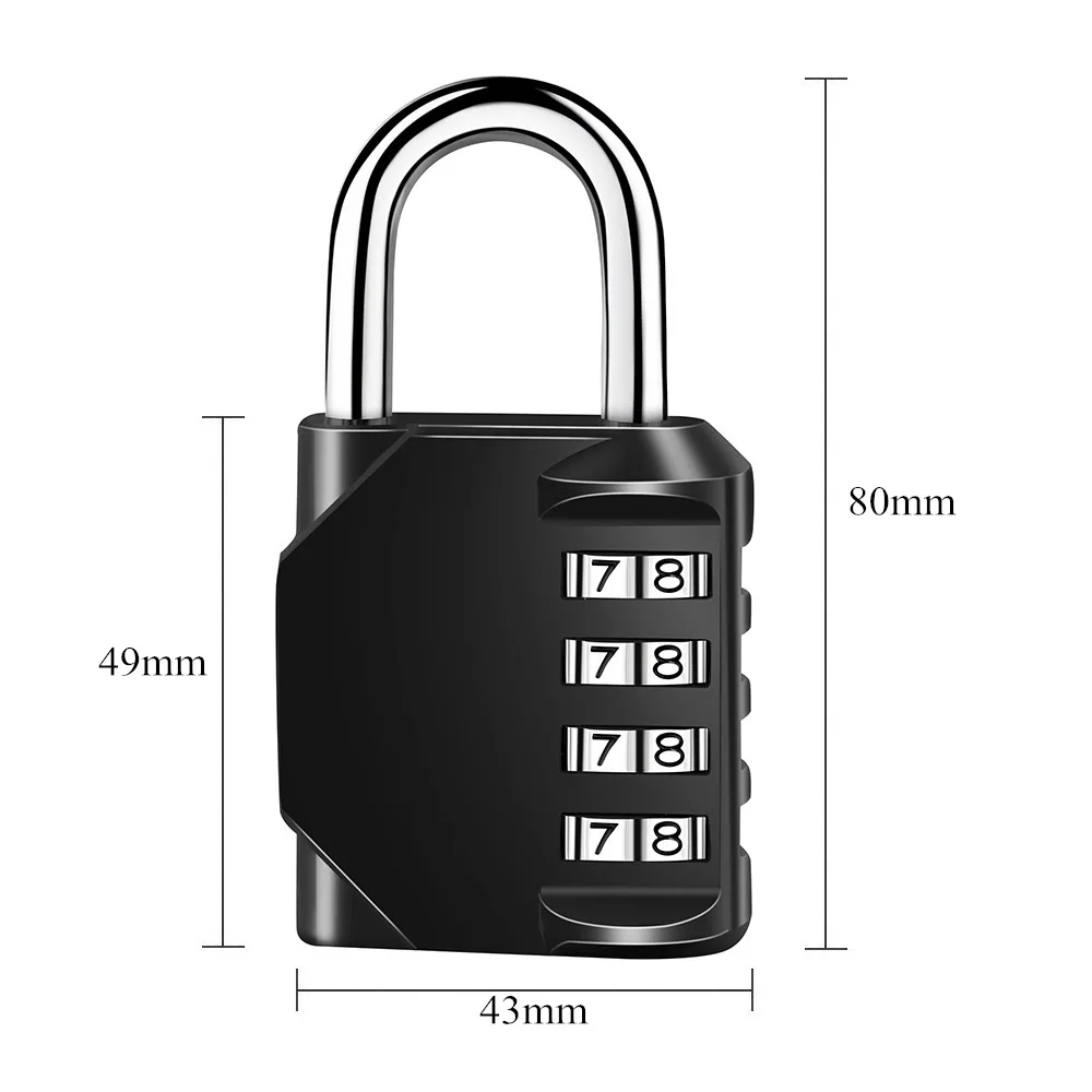 Key Lock Box Wall Mounted Aluminum Alloy Key Safe Box Weatherproof 4 Digit Combination Key Storage Lock Box Indoor Outdoor
