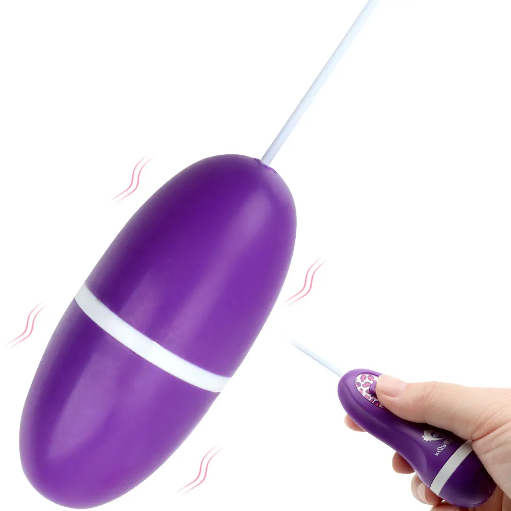 Strong Vibrating Egg Vibrator Female Masturbation G Spot Massager Clitoris Stimulator Sex Toys for Woman Adult