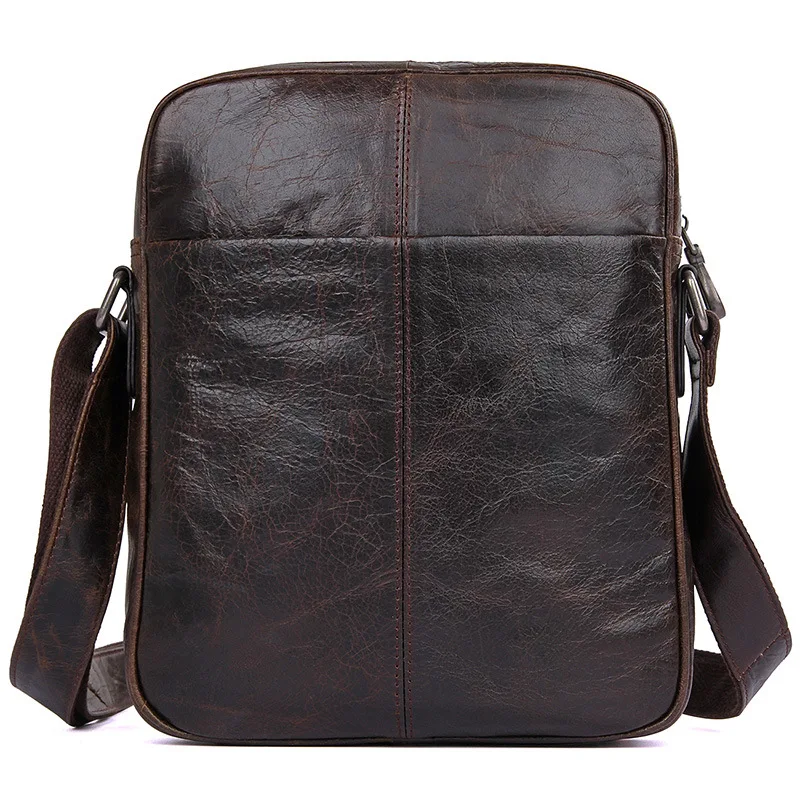 Neouo Leather Vintage Square Cross-body Bag Back View
