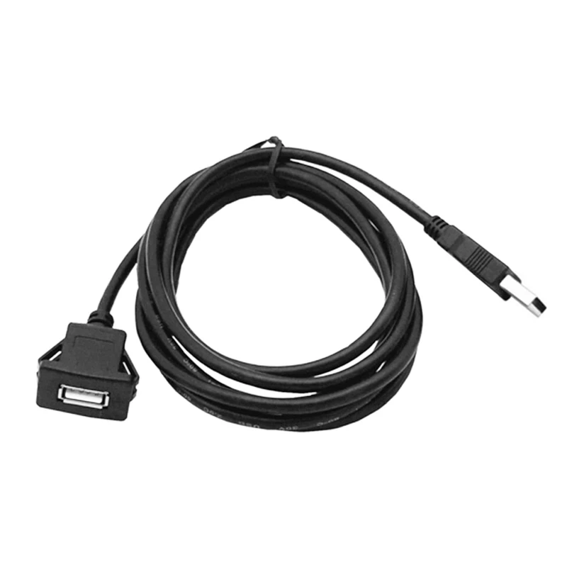 Автомобильная приборная панель флеш-крепление USB гнездо «Папа-мама» панель расширения кабель 2 м