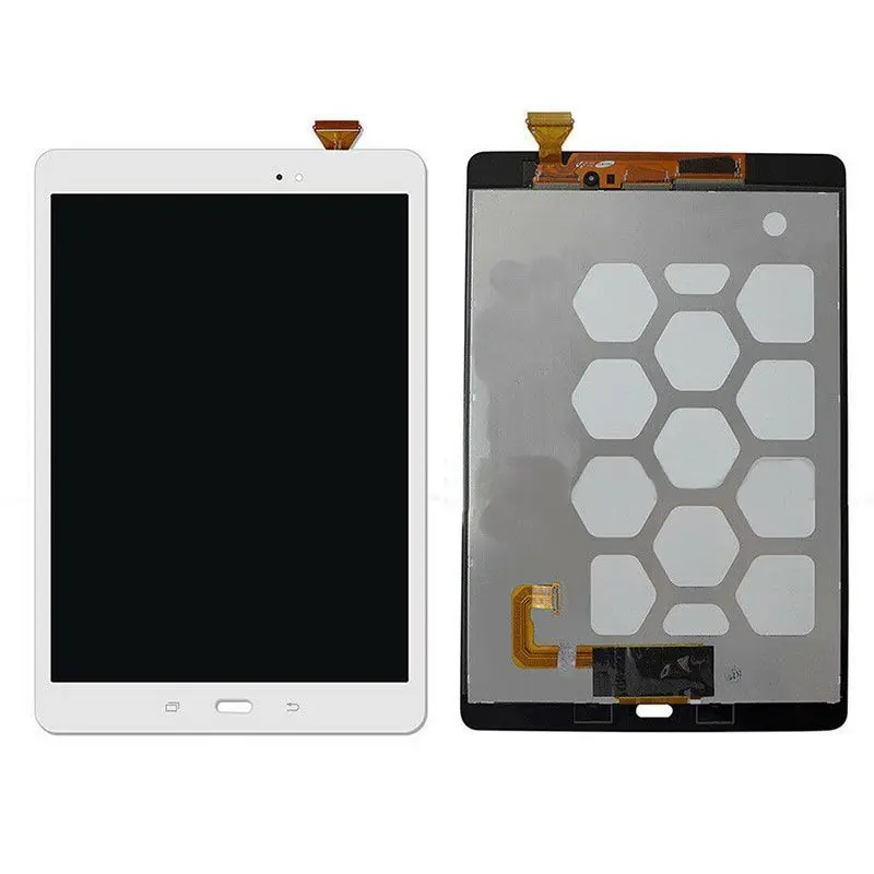 KAT LCD Screen Replacement For Samsung Galaxy Tab A 9.7 SM-T550 T550 T551 T555 LCD Display Touch Screen Quality Guarantee - Цвет: T550 White