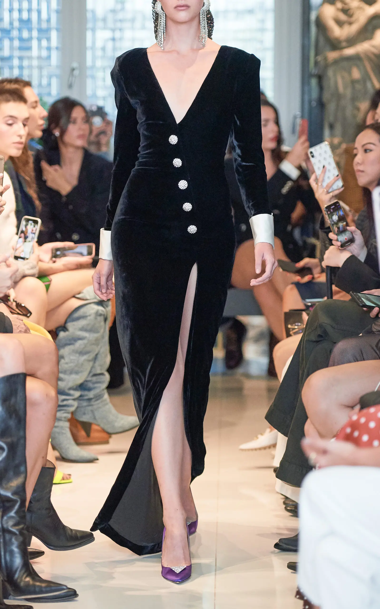 2020 New Winter Women Elegant Long Sleeve Bodycon