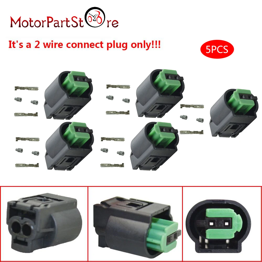 10 шт. 2 провода штекер байпасный эмулятор для BMW E34 E32 E46 E36 E38 E39 Z3 X5-E53 сиденье коврик подушка безопасности сиденье датчик давления топлива - Цвет: 5pcs
