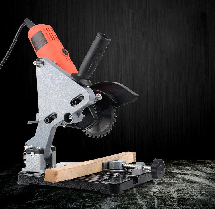 

Angle Grinder Stand Angle Grinder Bracket Holder Support For 100-125 Cutter Angle Grinder Cast Iron Base Power Tool Accessory