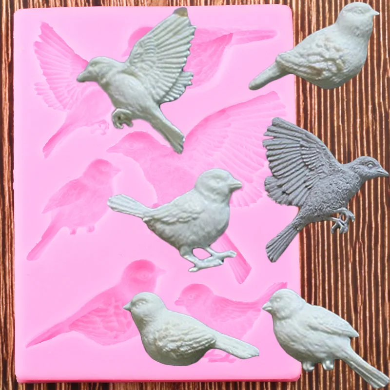 Sugarcraft птицы Силиконовые формы инструменты для украшения торта - Цена: 561,62 руб.