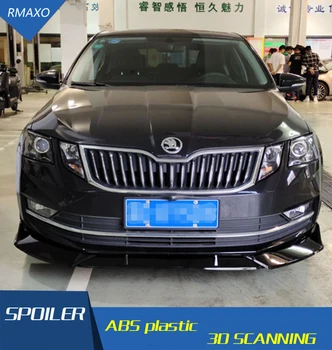

For Skoda Octavia Body kit spoiler 2018-2019 Skoda Octavia WX ABS Rear lip rear spoiler front Bumper Diffuser Bumpers Protector