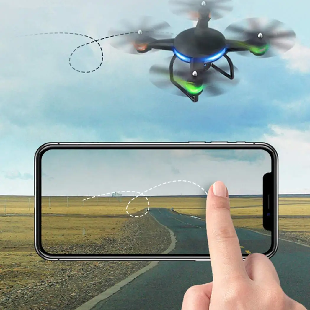 2,4G RC Дрон вертолет с камерой дистанционного управления Квадрокоптер самолет игрушка