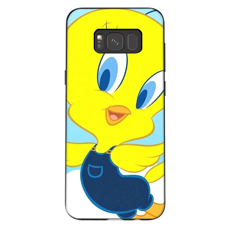B8 Мобильный чехол для телефона из термополиуретана для samsung Galaxy A50 A70 A10 A30 A40 A3 A5 A6 A7 A8 A9 J6 Защитная крышка с принтом птичка Твити Piolin - Цвет: B8
