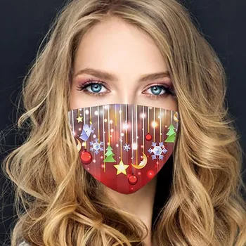 

Mascarilla Christmas Face Mask Fashion Adult Mouth Mask Outdoor Reusable Face Masks Washable Mouth Caps Washable