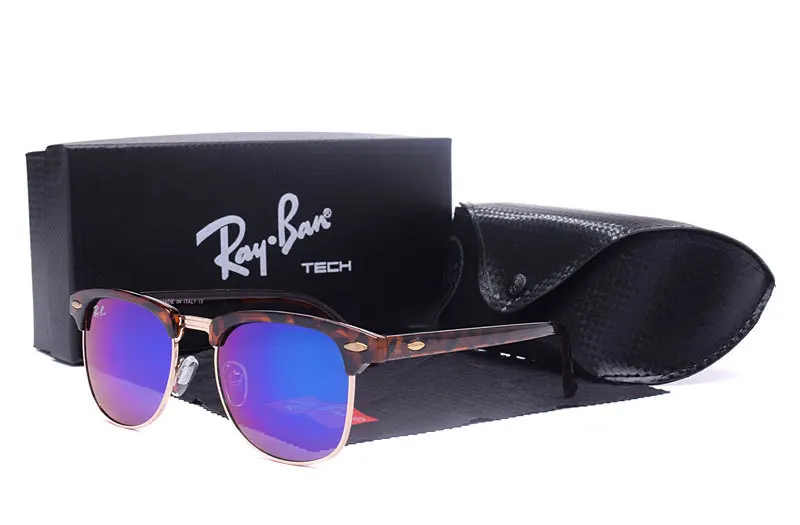 RayBan RB3016, мужские поляризованные солнцезащитные очки, магния, солнцезащитные очки, очки для вождения, для мужчин, женщин, Oculos masculino, мужские, RayBan Wayfarer - Цвет: RB3016-4