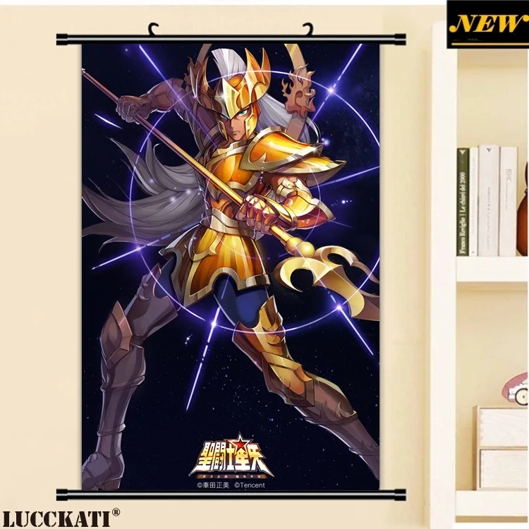 40X60 см sainto Seiya "Рыцари зодиака" Seinto Seiya cameltoe мультфильм аниме Настенная картина плакат прокрутка холст живопись