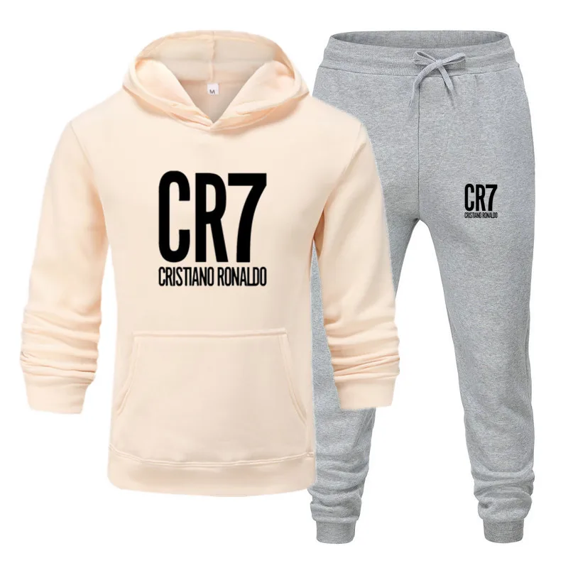 CR7 мужские комплекты с принтом дропшиппинг толстовки+ брюки Harajuku оптом спортивные костюмы повседневные толстовки спортивный костюм спортивная одежда