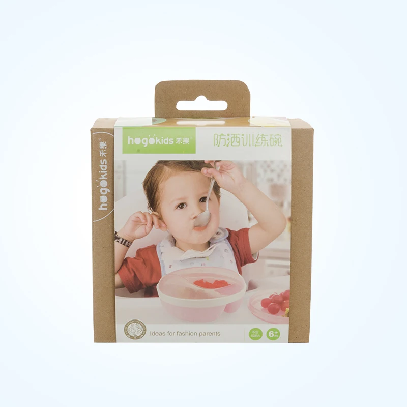 Hogokids, предотвращающая проливание PP, детское блюдо, посуда для кормления, Детские тренировочные блюда, Детская миска, миска для кормления, столовая посуда