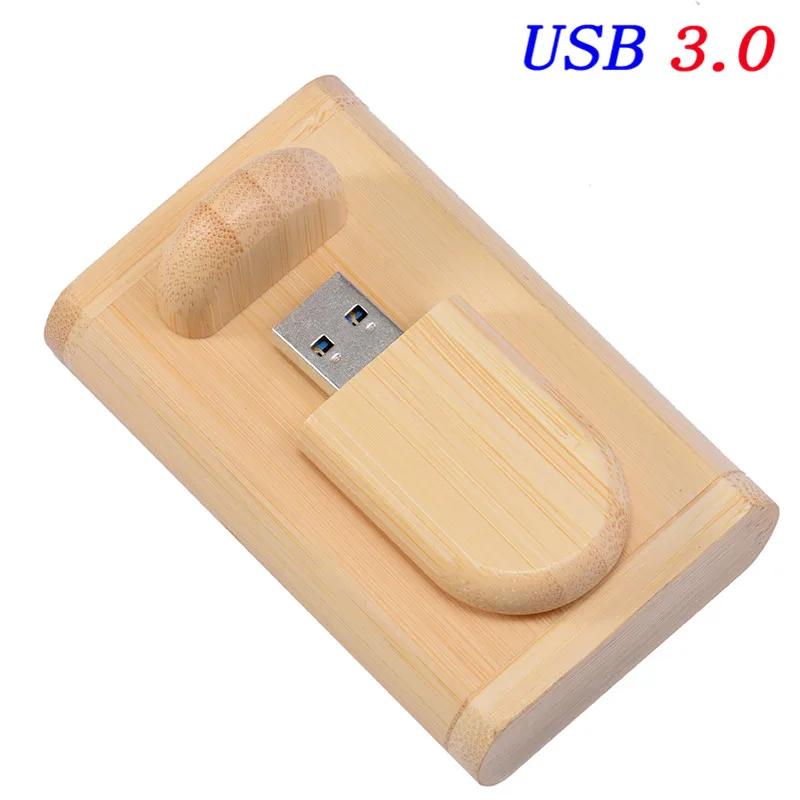 JASTER usb3.0 5 модель Клен карбонизированный орех дерево+ коробка usb флеш-накопитель 4 ГБ 8 ГБ 16 ГБ 32 ГБ клен usb 3,0 деревянный логотип - Цвет: bamboo with box