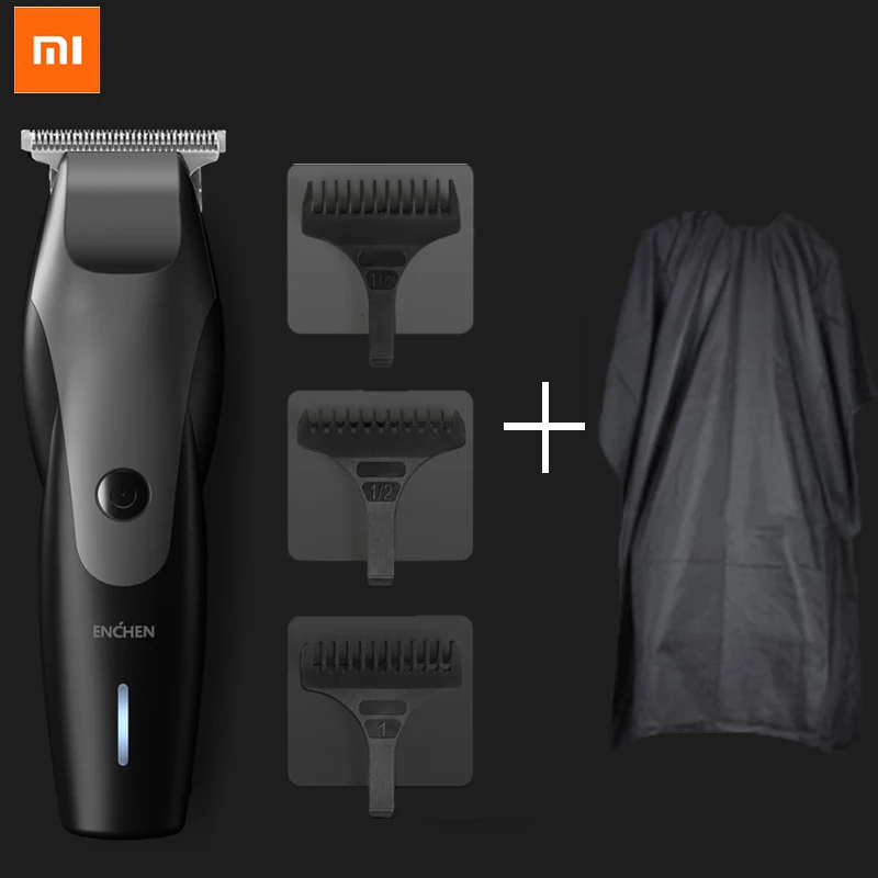 Xiaomi машинка для стрижки волос Триммер мужская борода бритва Беспроводная электрическая машинка для стрижки волос USB зарядка триммер для волос 9 - Цвет: YDTXMYQwithgift