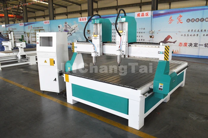 Cnc Router Woodworking Machine Multi Spindle 3D Cnc Router With 2 Heads