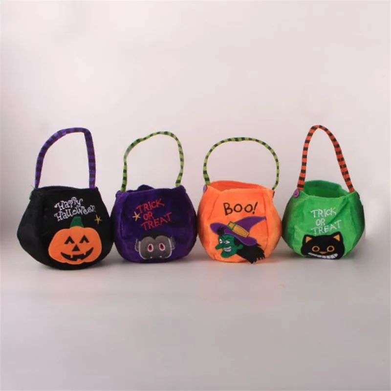 

Halloween Decorations Children's Portable Pumpkin Bag Three-Dimensional Pumpkin Candy Bags Gift Bag Ghost Children's Props Pouch
