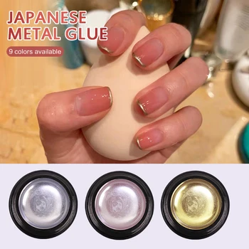

Nail Glue Super Sticky UV Gel Nail Polish Glue Decor Tools For DIY Nail Art Decoration Metal Painted Glue Phototherapy Glue 1pcs