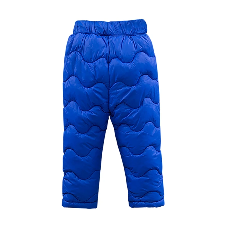 Модные милые зимние штаны для мальчиков; Детские теплые леггинсы; детские штаны для маленьких мальчиков; Зимние Детские Пуховые теплые брюки для девочек; одежда - Цвет: L