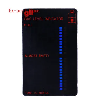 

100pcs by dhl fedex Magnetic Gauge Caravan Bottle Propane Butane LPG Fuel Gas Tank Level Indicator indoor meter