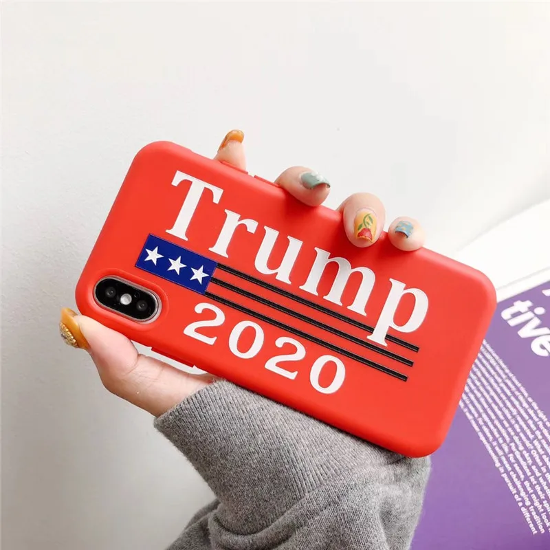 50 шт./лот Горячая Дональд Трамп чехол для телефона для Iphone 11 pro XS XR XS MAX 6s 6plus 6s plus, 7, 7 plus, 8 X