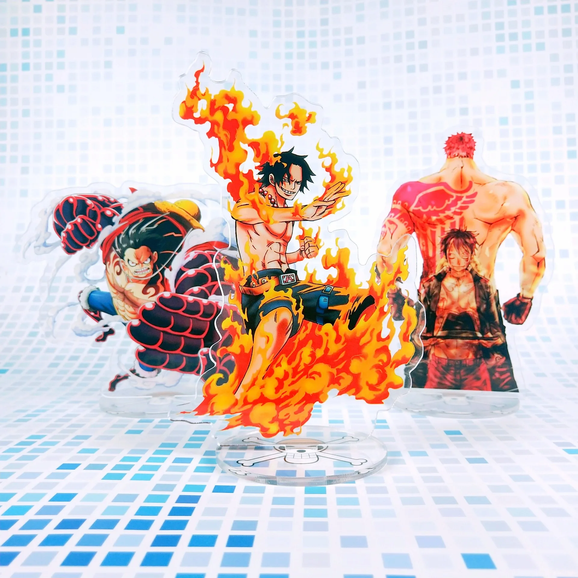 Японская аниме цельная фигурка обезьянка D. Luffy Roronoa Zoro Nami Usopp Sanji акриловая модель