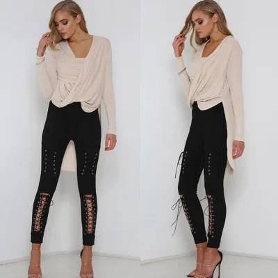 

Bodycon Bandage Pants Women Autumn Winter Legging Sexy Slim Club Party Trousers Women Ladies Pencil Pants