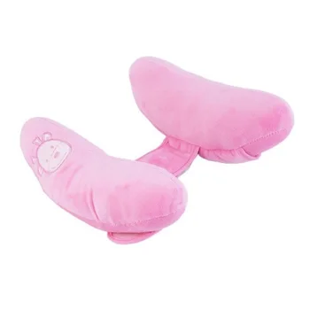 

Pink&White Car Safety Seat Neck Support Pillow Stroller Accessories U Soft Baby Toddler Headrest Protection Children Seat Neck