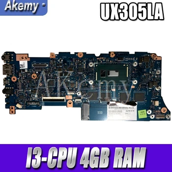 

UX305LA Laptop motherboard For Asus Zenbook UX305 UX305L U305L U305LA original mainboard I3-CPU 4GB RAM tested 100% work