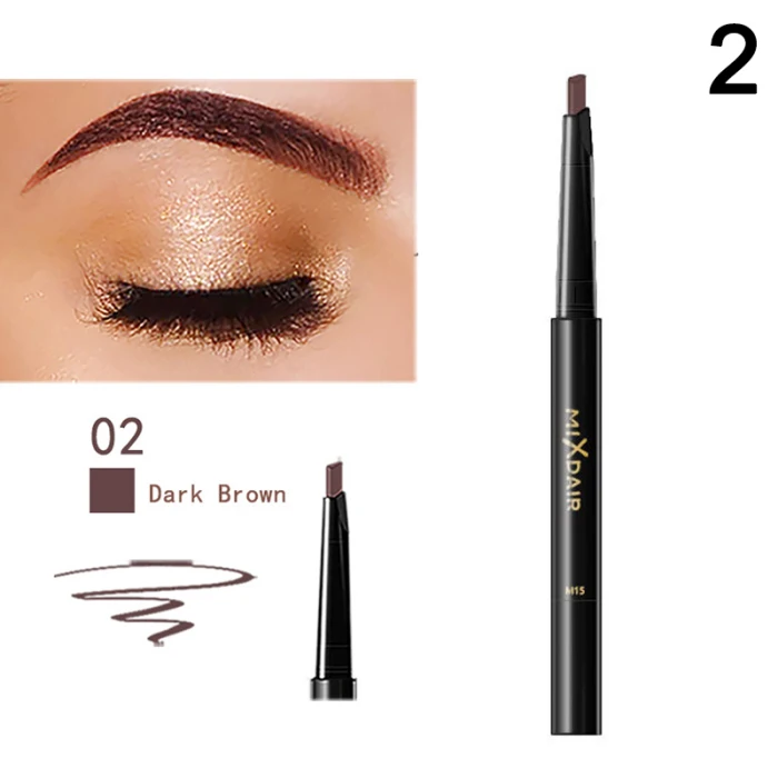 Водостойкий карандаш для бровей с двойной головкой, стойкий карандаш для бровей, ручка инструмент для макияжа OA66