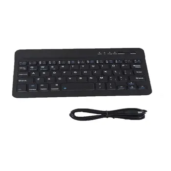 

7 inch Bluetooth 10 Meters Wireless Reception Distance Office Gaming Mouse Keyboard Three Systems Common Keyboard